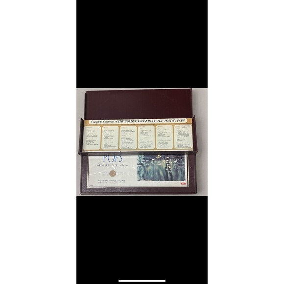 5 LP Set Longines Boston Pops arthur Fielder symphonette the golden treasury - Picture 2 of 2